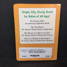 Load image into Gallery viewer, The Foot Book: Dr. Seuss&#39;s Wacky Book of Opposites -dr. seuss board

