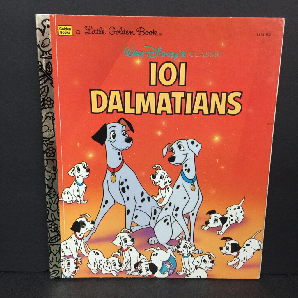 Walt Disney's Classic 101 Dalmatians (Justine Korman) (Little Golden Book) -character hardcover
