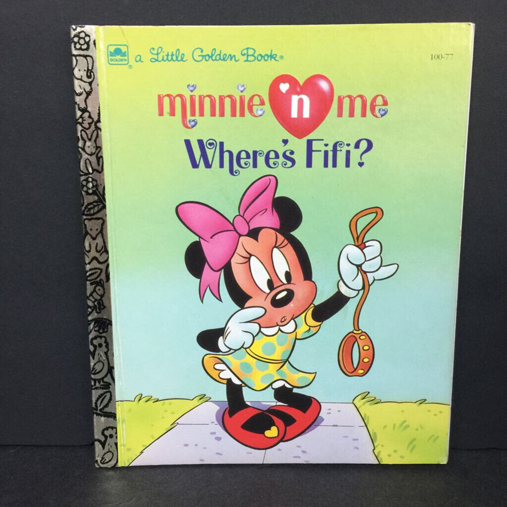 Where's Fifi? (Minnie 'n Me) (Lyn Calder) (Little Golden Book) (Disney Mickey & Friends) -character hardcover