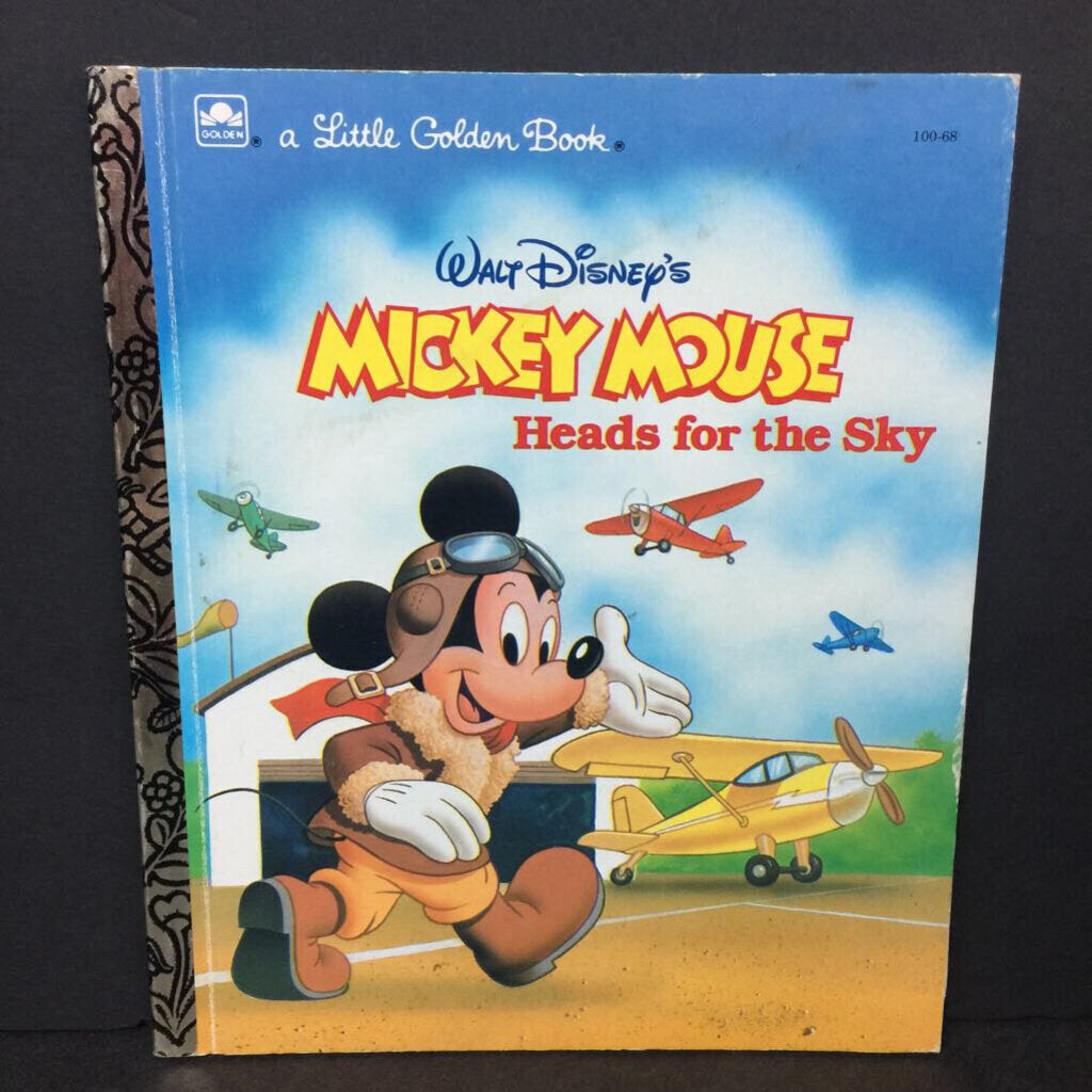 Mickey Mouse Heads for the Sky (Little Golden Book) (Disney Mickey & Friends) -character hardcover