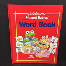 Load image into Gallery viewer, Word Book (Bonnie Worth) (Jim Henson&#39;s Muppet Babies) -character look &amp; find hardcover
