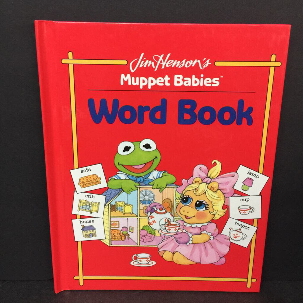 Word Book (Bonnie Worth) (Jim Henson's Muppet Babies) -character look & find hardcover
