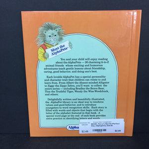 Perry's Not-So-Perfect Day (Alphapets) (Sarah Dawson) -character hardcover