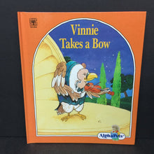 Load image into Gallery viewer, Vinnie Takes a Bow (Alphapets) (Ruth Lerner Perle) -character hardcover
