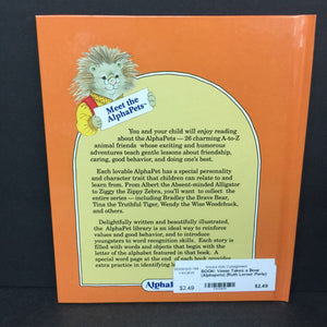 Vinnie Takes a Bow (Alphapets) (Ruth Lerner Perle) -character hardcover