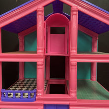 Load image into Gallery viewer, 3 Story Dollhouse Play Set with Working Garage &amp; Elevator Battery Operated
