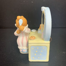 Load image into Gallery viewer, Bear at Vanity Wind Up Music Box 1989 Vintage Collectible (San Francisco Music Box Company)
