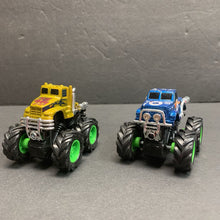 Load image into Gallery viewer, 2pk Mini Push &amp; Go Monster Trucks

