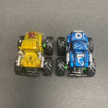 Load image into Gallery viewer, 2pk Mini Push &amp; Go Monster Trucks
