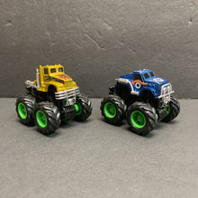 Load image into Gallery viewer, 2pk Mini Push &amp; Go Monster Trucks
