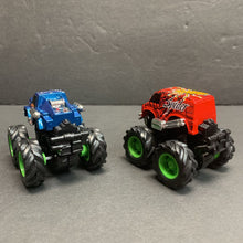 Load image into Gallery viewer, 2pk Mini Push &amp; Go Monster Trucks
