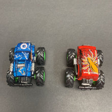 Load image into Gallery viewer, 2pk Mini Push &amp; Go Monster Trucks
