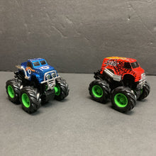 Load image into Gallery viewer, 2pk Mini Push &amp; Go Monster Trucks
