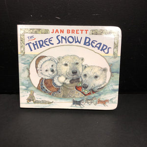 The Three Snow Bears (Jan Brett) -board