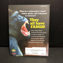 Load image into Gallery viewer, Fangs (Heather Dakoka &amp; Tammi Salzano) (Mammals/Reptiles/Insects) -educational hardcover

