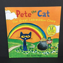 Load image into Gallery viewer, Pete the Cat: The Great Leprechaun Chase (James Dean) (Season: Spring; Holiday: St. Patrick's Day) -character holiday hardcover
