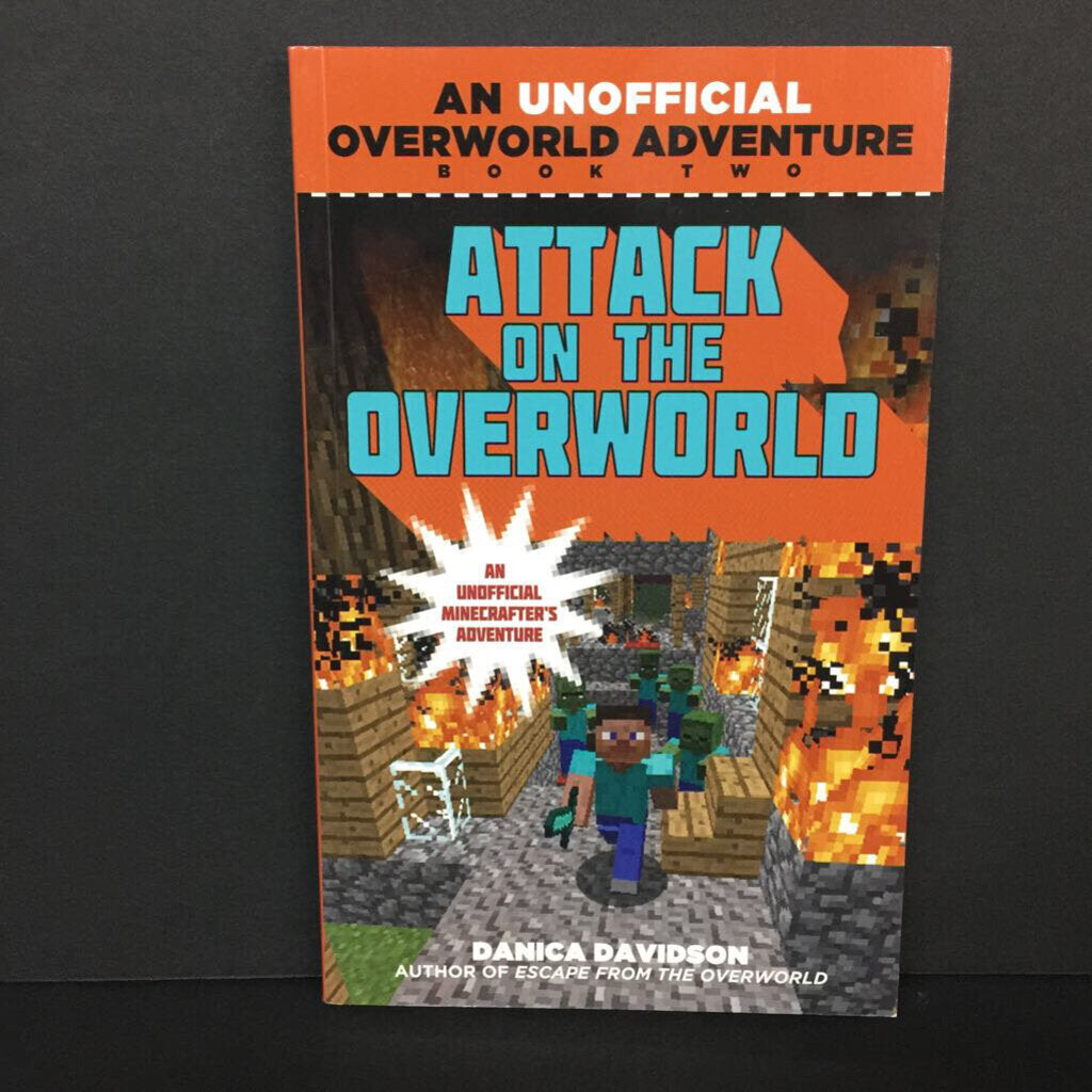 Attack on the Overworld (Danica Davidson) (An Unofficial Overworld Adventure) (Minecraft) -character series paperback