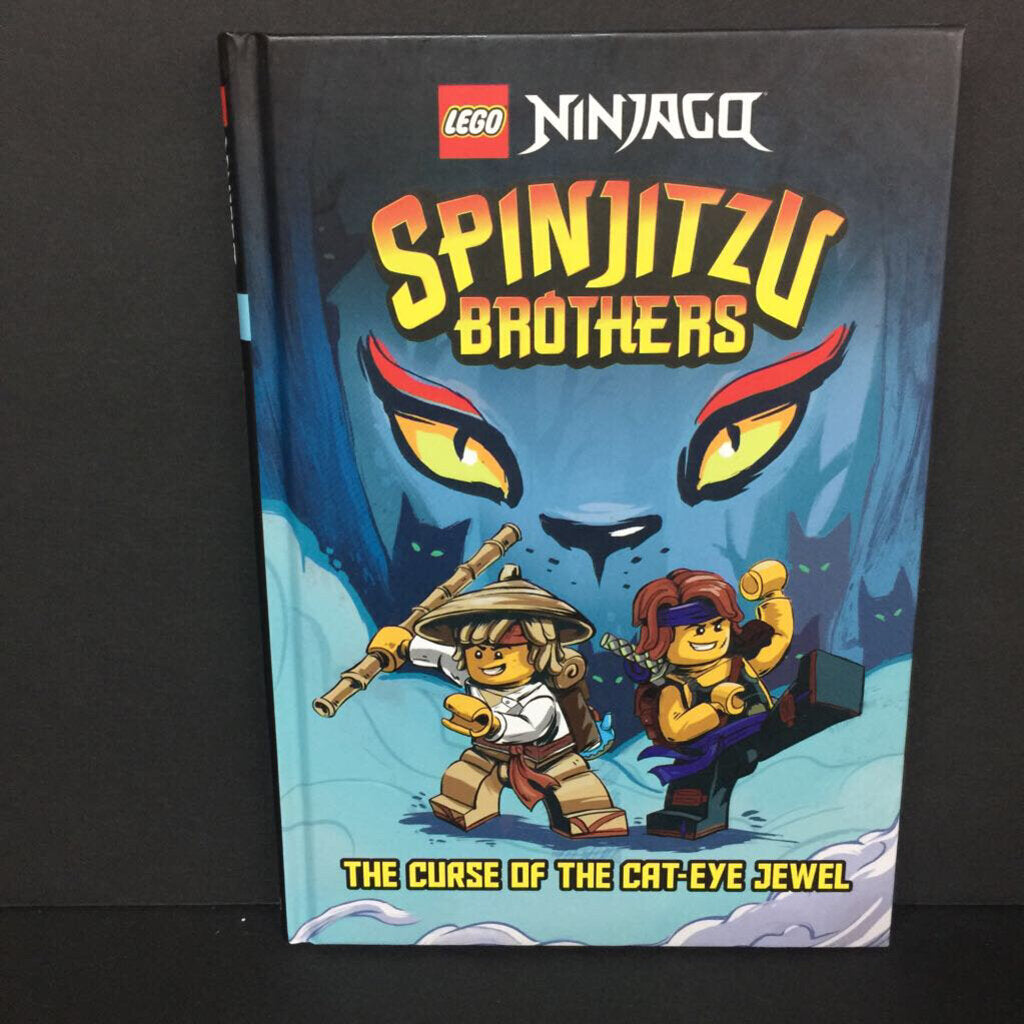 The Curse of the Cat-Eye Jewel (LEGO Ninjago Spinjitzu Brothers) -character series hardcover