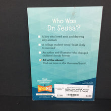 Load image into Gallery viewer, Who Was Dr. Seuss? (Who HQ) (Janet B. Pascal) (Notable Person) (Puffin Cover) -series educational paperback
