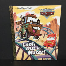 Load image into Gallery viewer, Look Out for Mater! (Disney Cars) (Golden Book) -character hardcover
