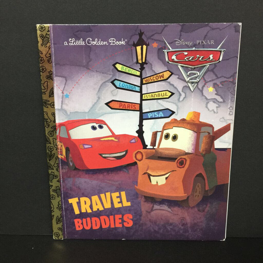 Travel Buddies (Disney Cars 2) (Golden Book) -character hardcover
