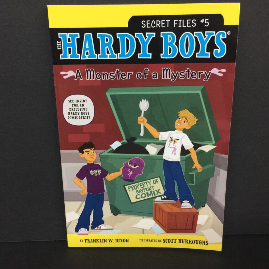A Monster of a Mystery (The Hardy Boys Secret Files) (Franklin W. Dixon) -series paperback