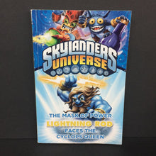 Load image into Gallery viewer, The Mask of Power Lightning Rod Faces the Cyclops Queen (Skylanders Universe) (Onk Beakman) -series paperback
