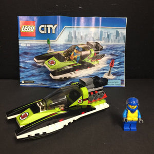 60114 Race Boat Lego City Set