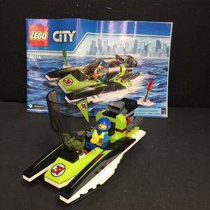 60114 Race Boat Lego City Set