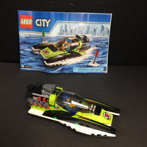 60114 Race Boat Lego City Set