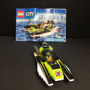 60114 Race Boat Lego City Set