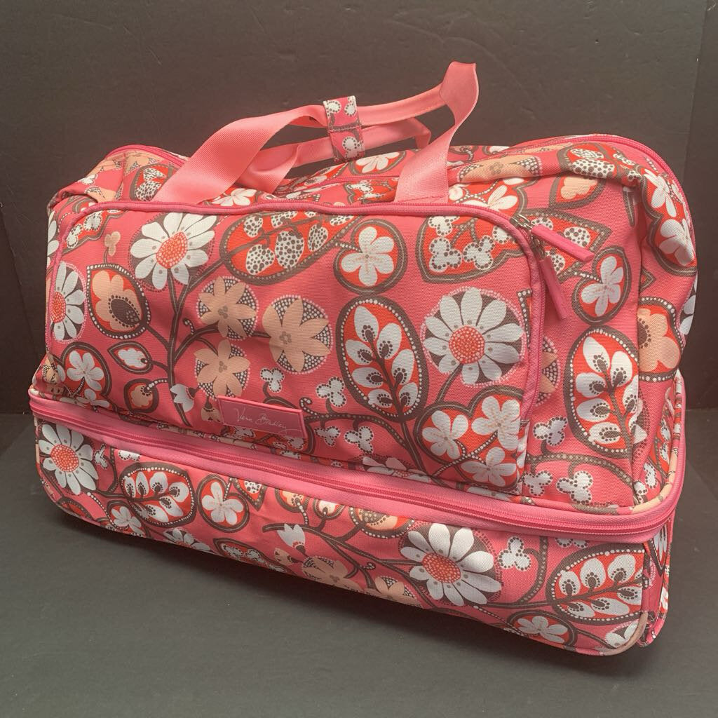 Floral Wheeled Duffel Bag