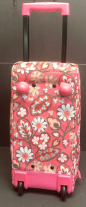 Floral Wheeled Duffel Bag