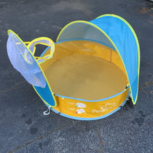 Load image into Gallery viewer, Paddling Pool w/Sun Shade &amp; Basketball Hoop (Peradix)
