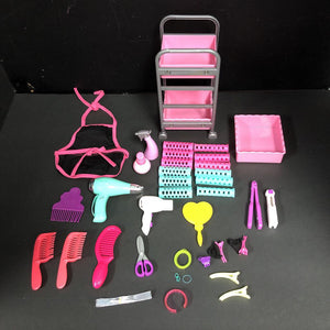 Salon Cart w/Accessories for 18" Doll