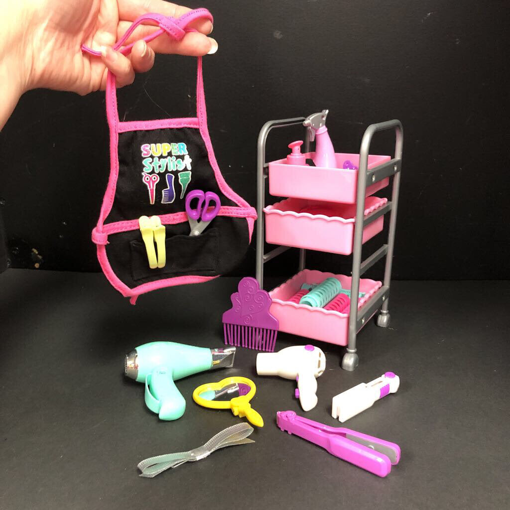 Salon Cart w/Accessories for 18