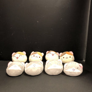 8pk Plush Pudding Cats