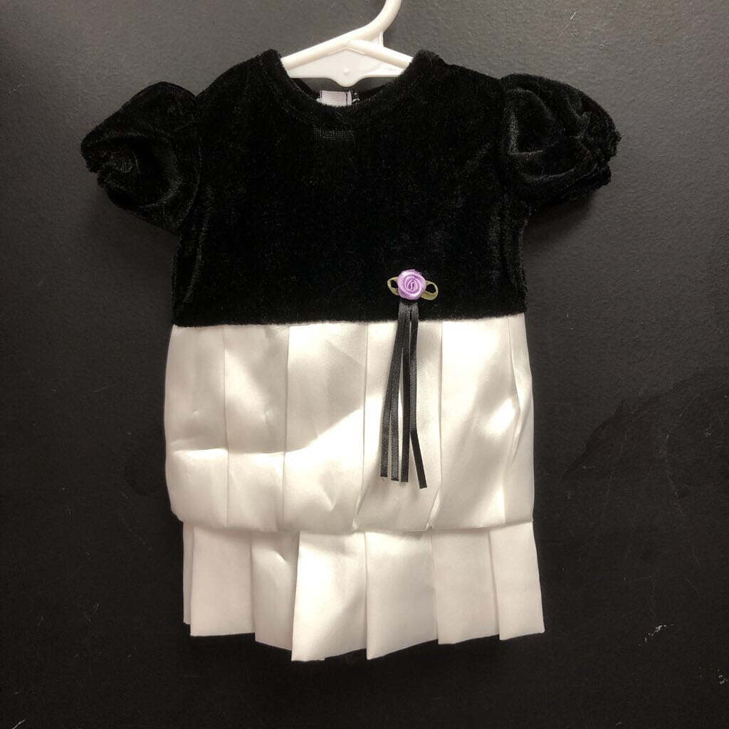 Velvet Flower Dress for 18