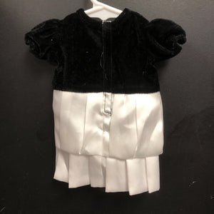 Velvet Flower Dress for 18" Doll