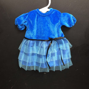 Velvet Tulle Dress for 18" Doll