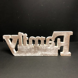 "Family..." Wooden Sign