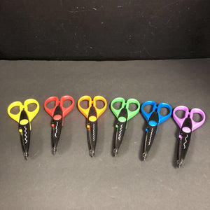 6pk Zig-Zag Scissors