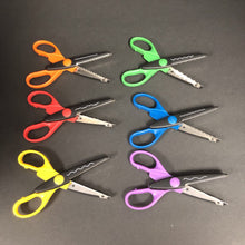 Load image into Gallery viewer, 6pk Zig-Zag Scissors
