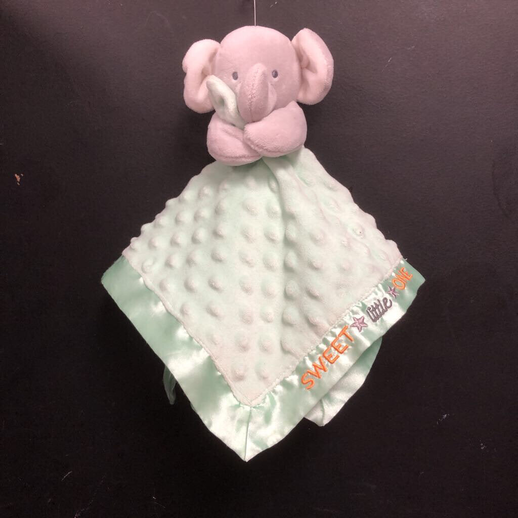 Elephant Rattle Security Blanket