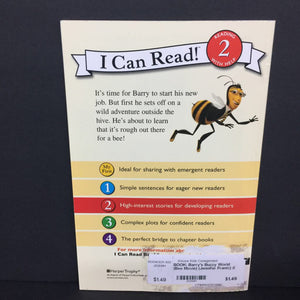Barry's Buzzy World (Bee Movie) (Jennifer Frantz) (I Can Read Level 2) -character reader paperback