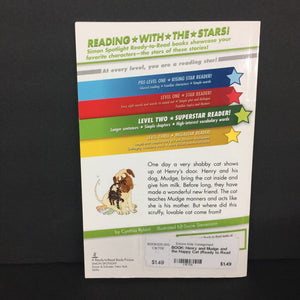 Henry and Mudge and the Happy Cat (Ready to Read Level 2) (Cynthia Rylant) -character reader paperback