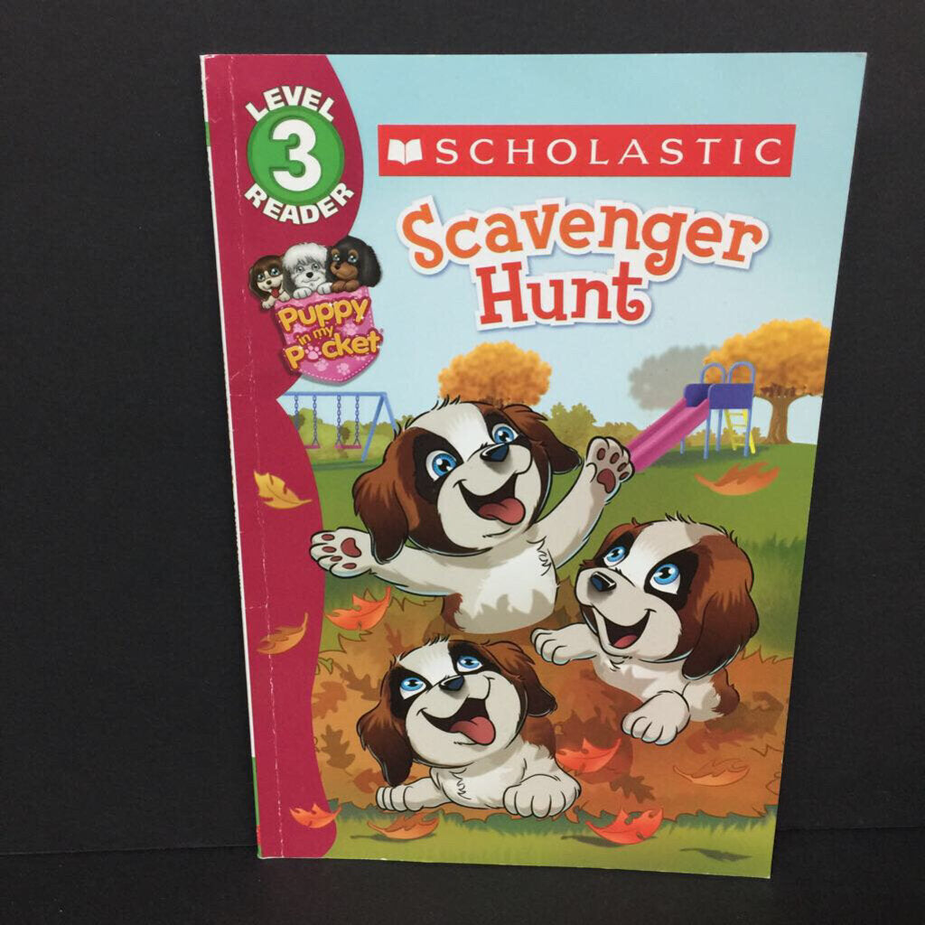 Scavenger Hunt (Scholastic Reader Level 3) (Puppy in my Pocket) -character reader paperback