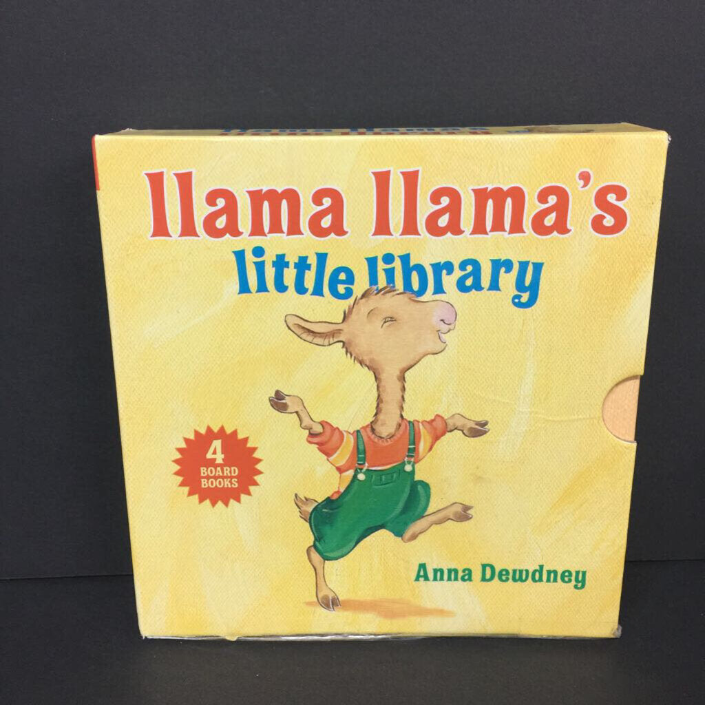 Llama Llama's Little Library (Anna Dewdney) (Box Set) -character board