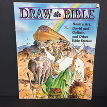 Load image into Gallery viewer, Draw the Bible (Noah&#39;s Ark, David and Goliath, and Other Bible Stories) (Karen Hartmann) -activity religion paperback
