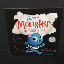 Load image into Gallery viewer, There's a Monster in Your Book (Tom Fletcher) -paperback
